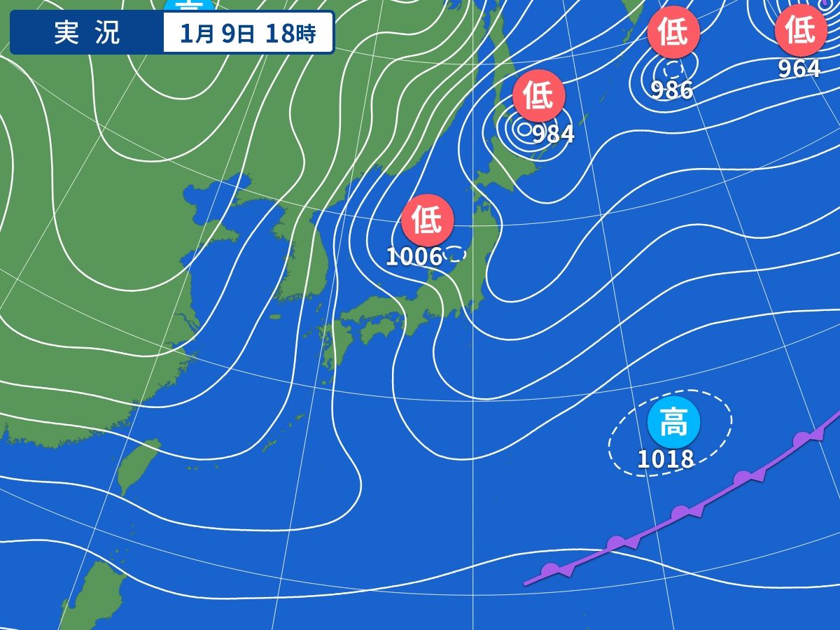 実況天気図