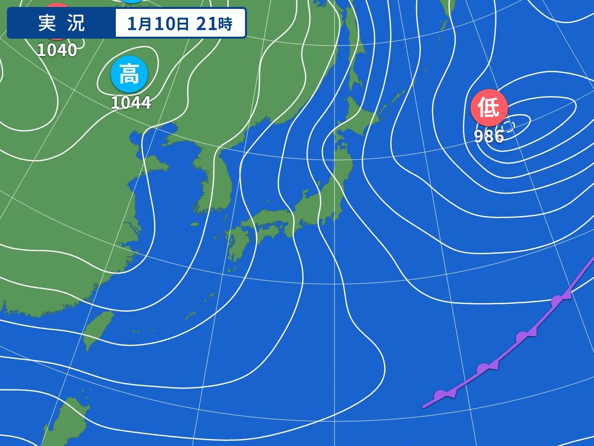 実況天気図