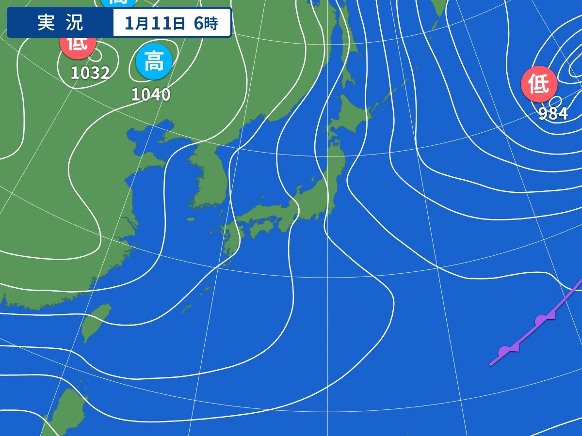 実況天気図