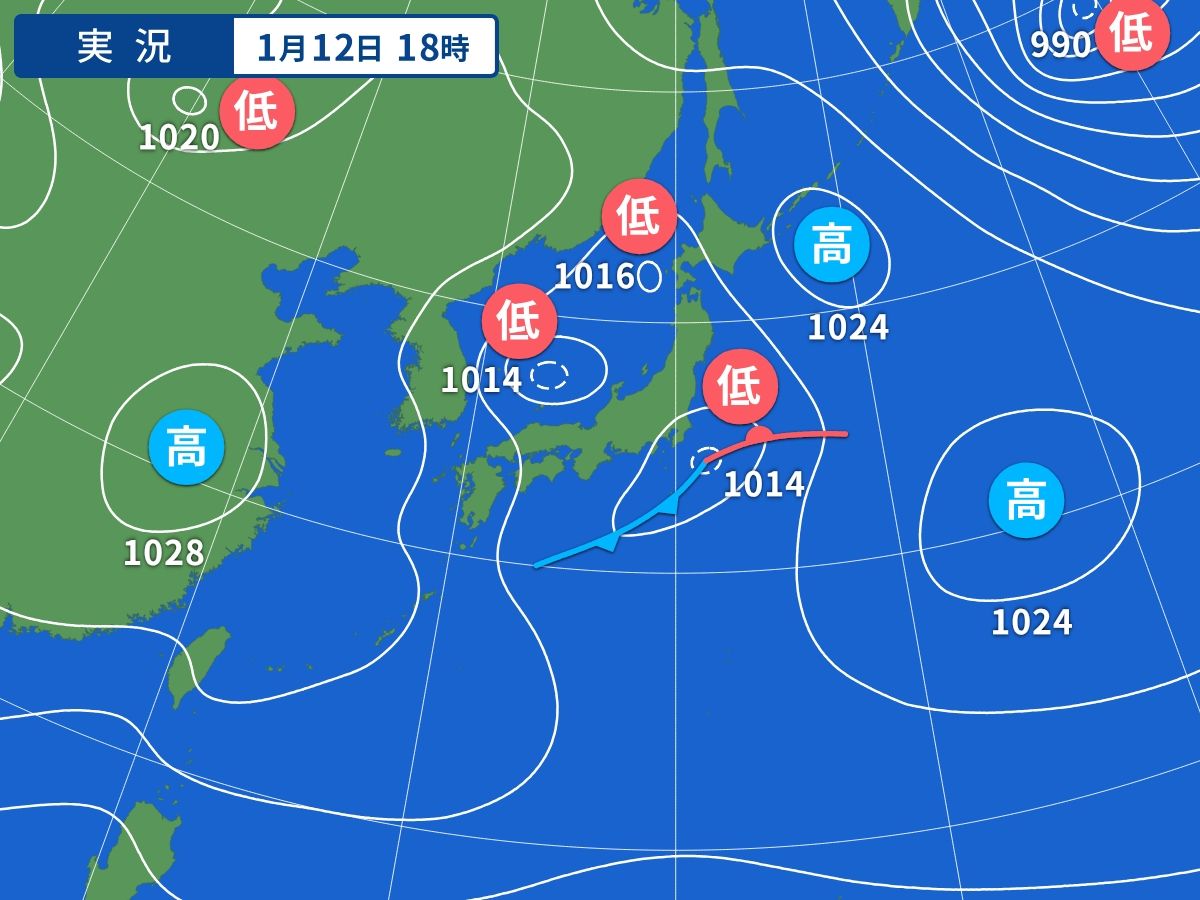 実況天気図