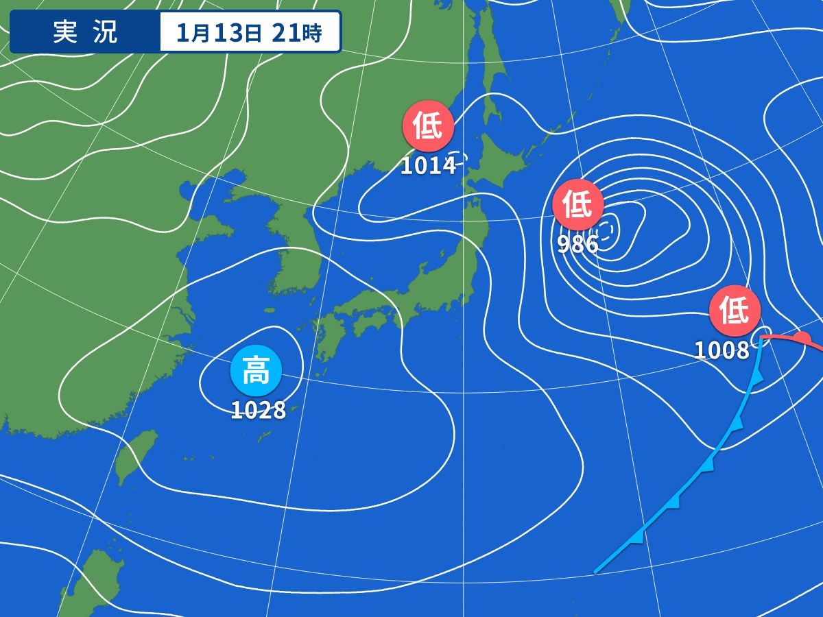 実況天気図