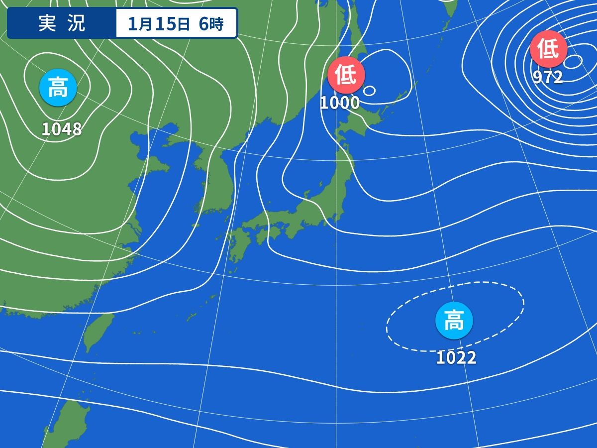 実況天気図