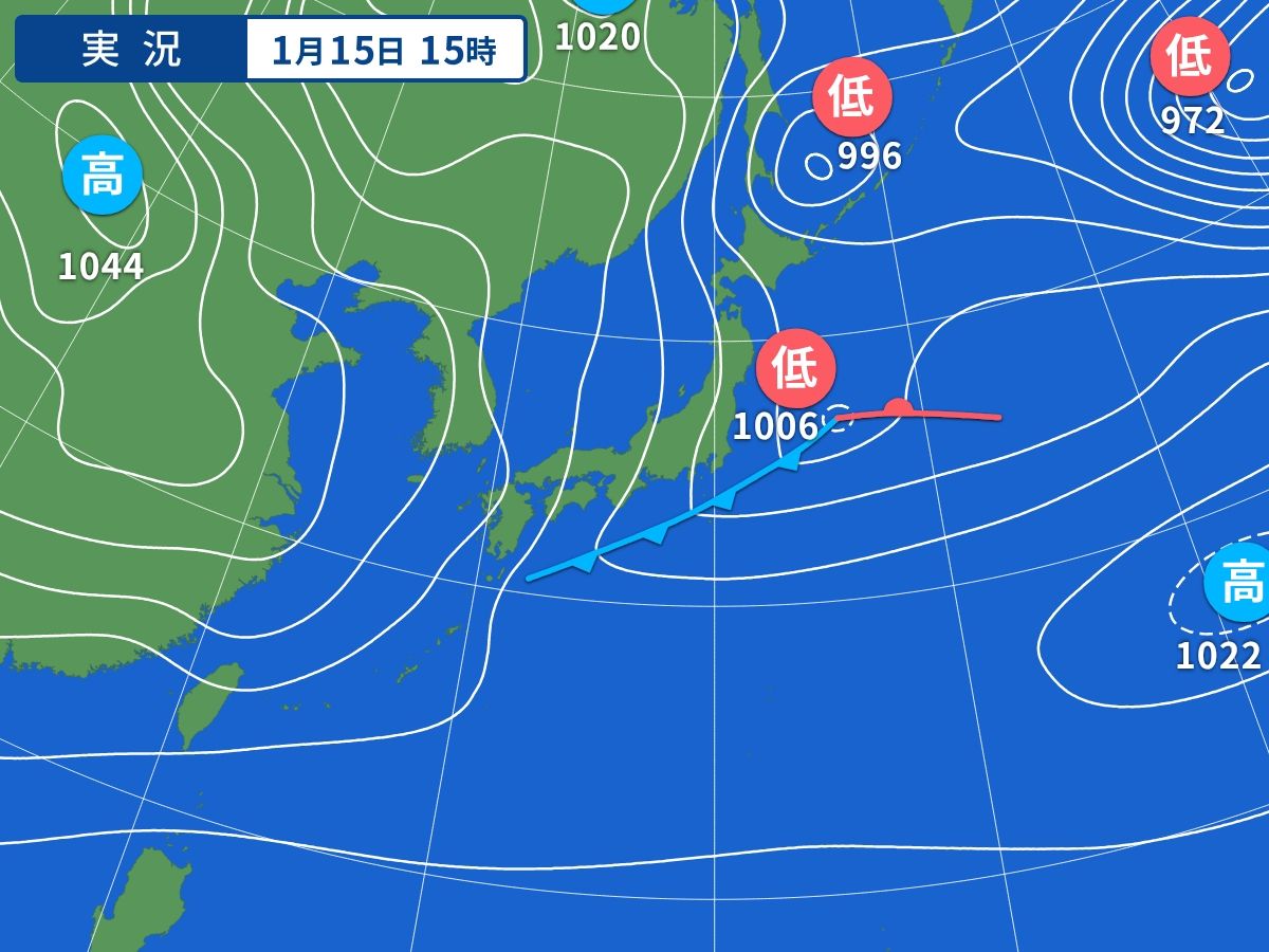 実況天気図