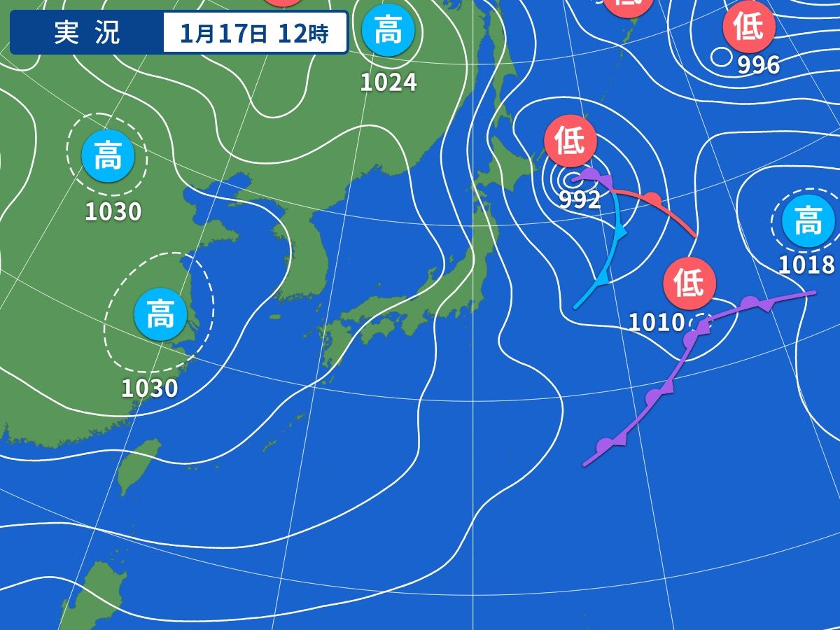 実況天気図