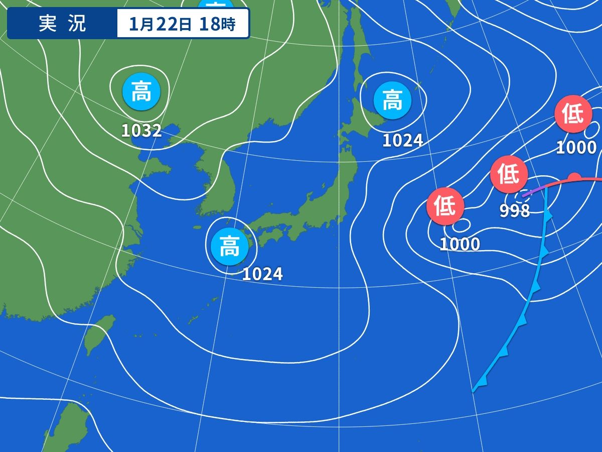 実況天気図