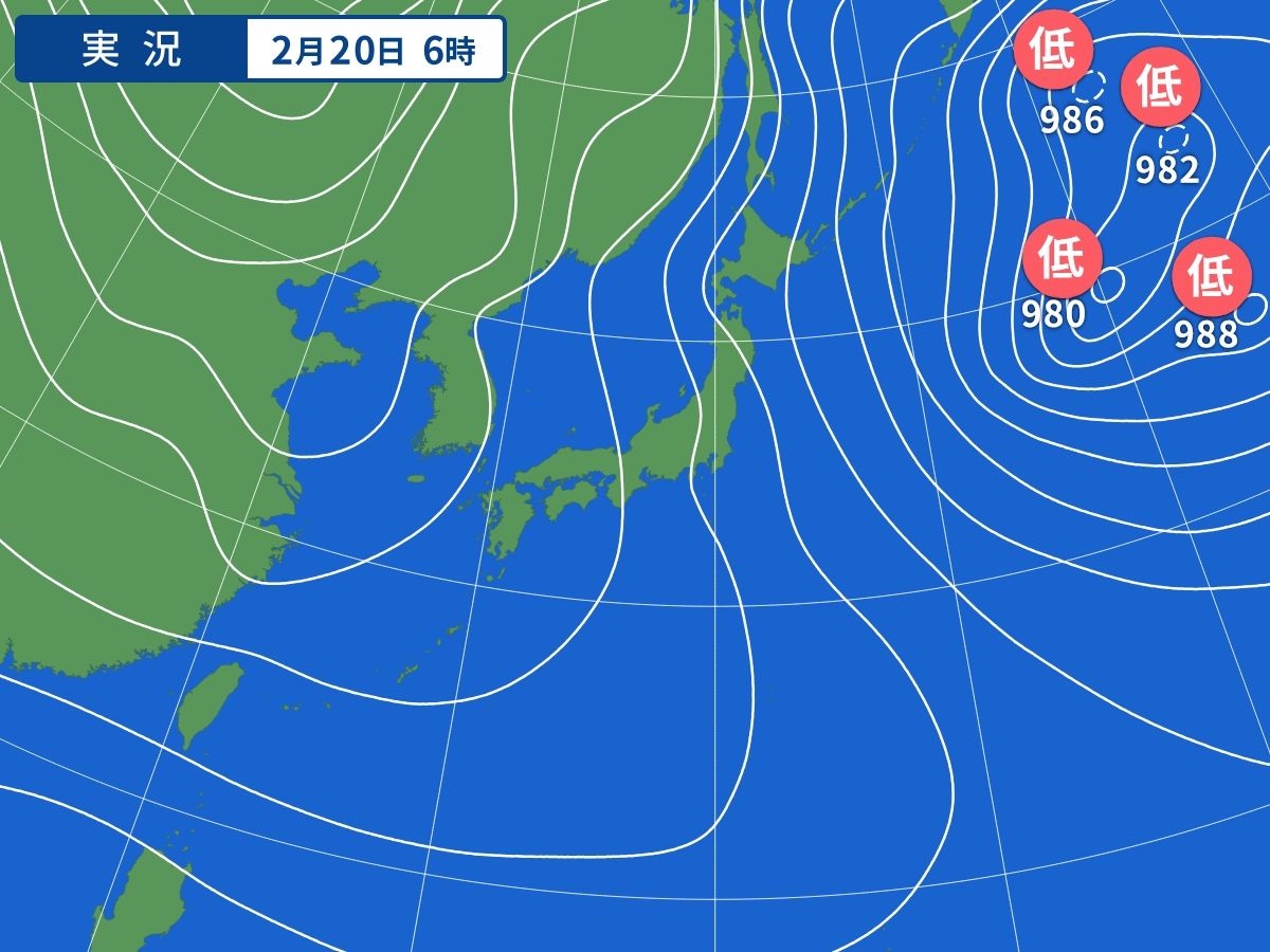 実況天気図