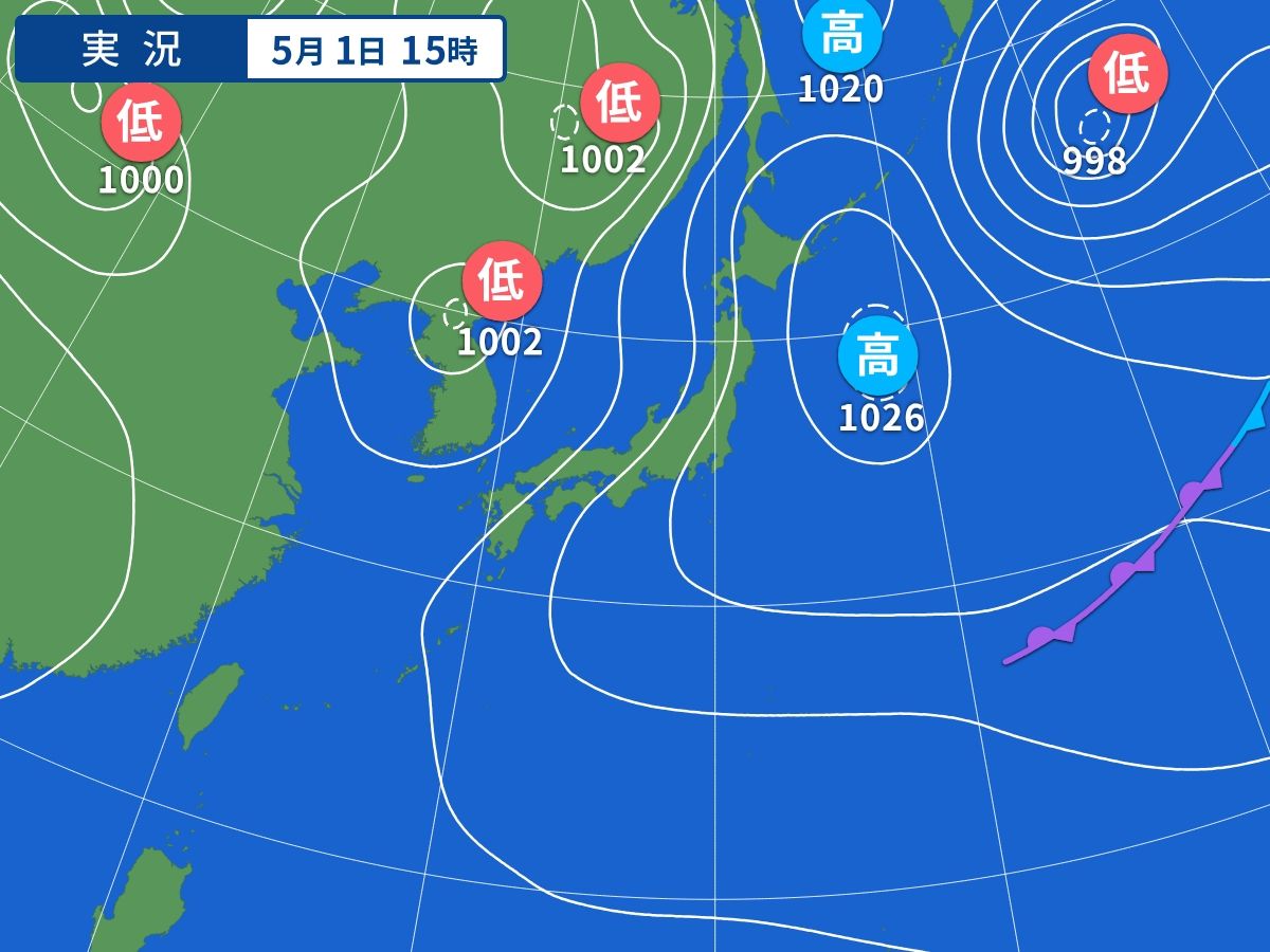 実況天気図