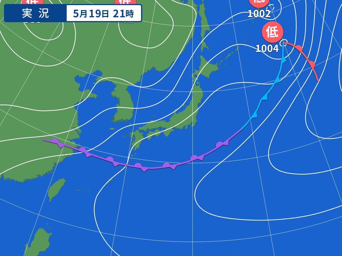 実況天気図