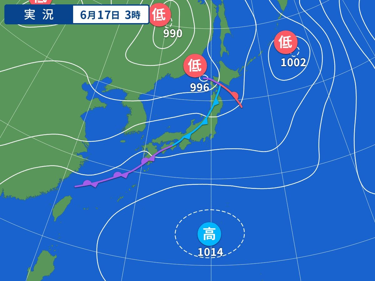 実況天気図