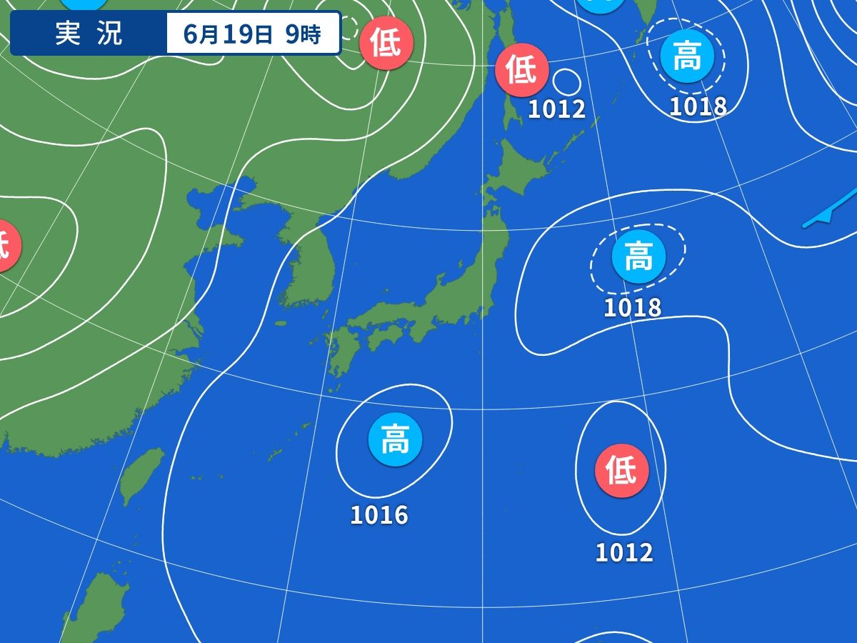 実況天気図