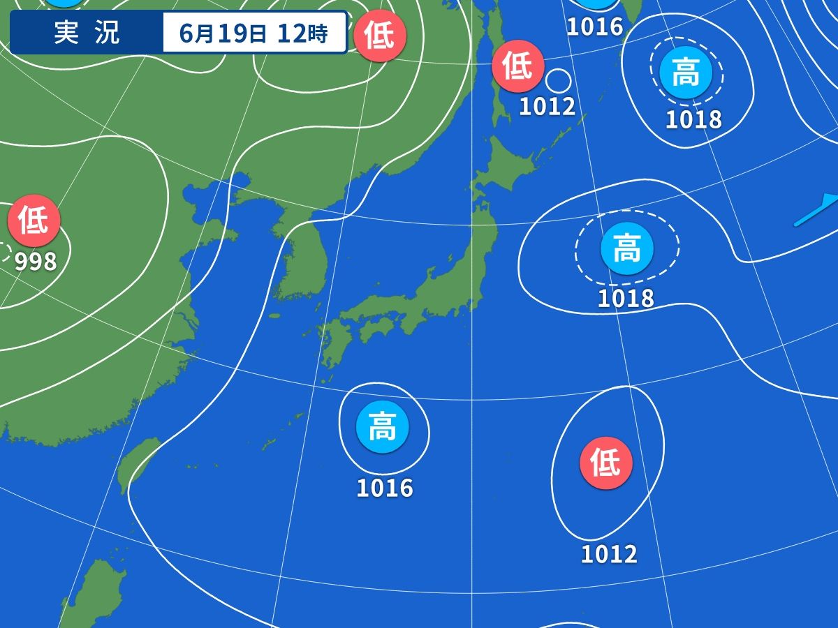実況天気図