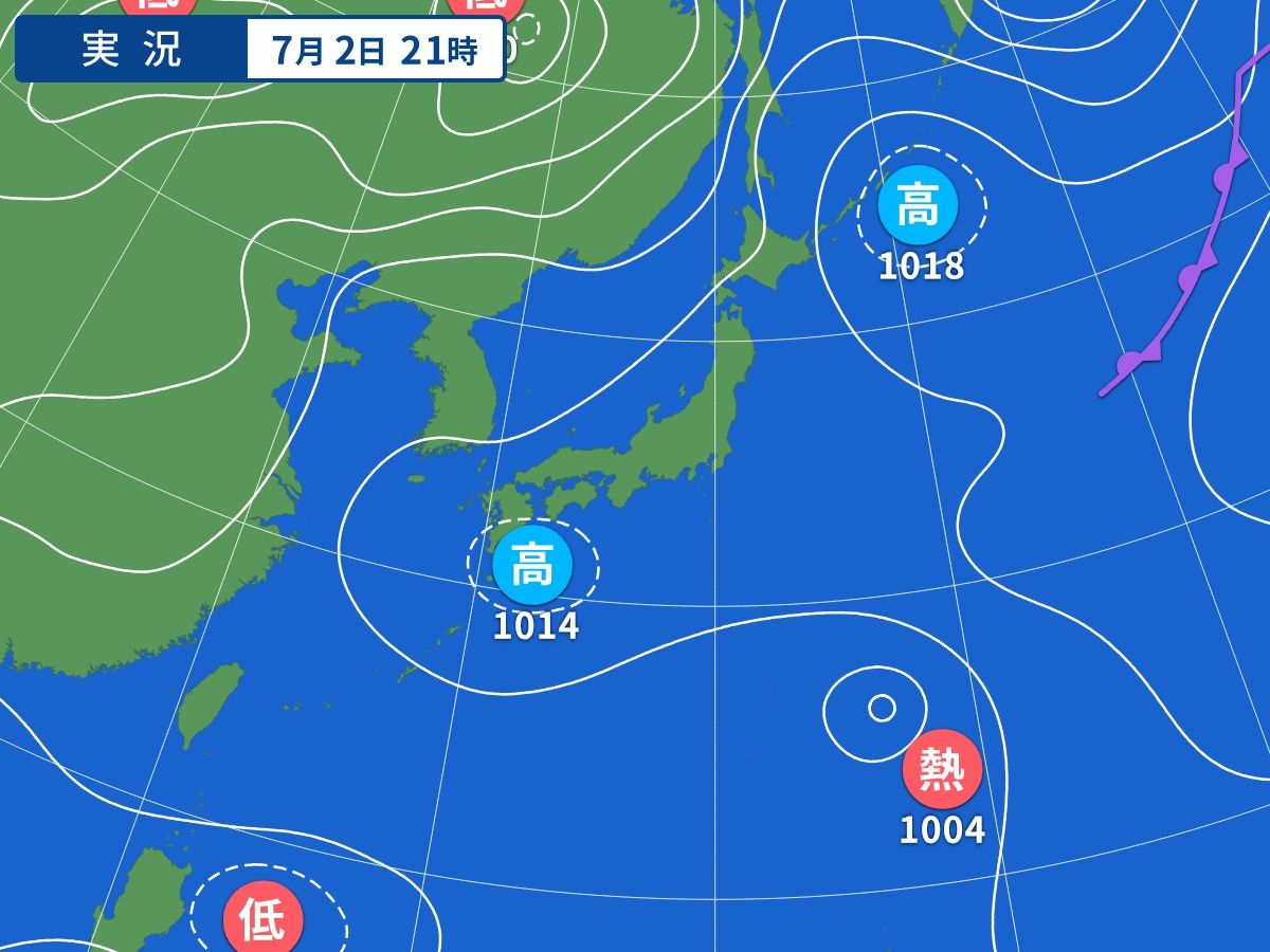 実況天気図