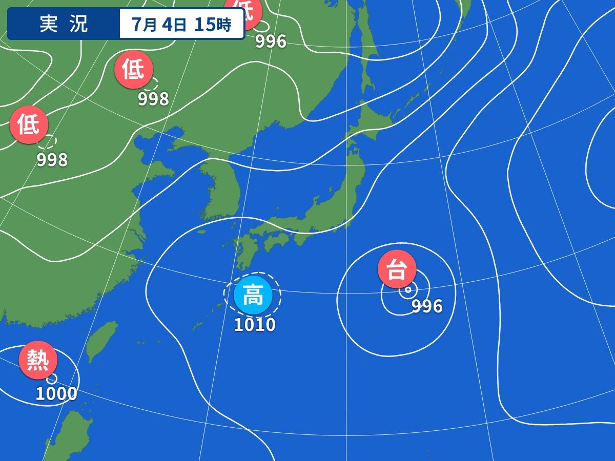 実況天気図