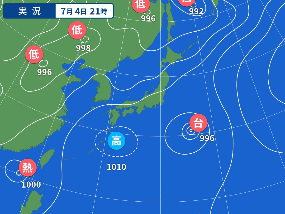 実況天気図