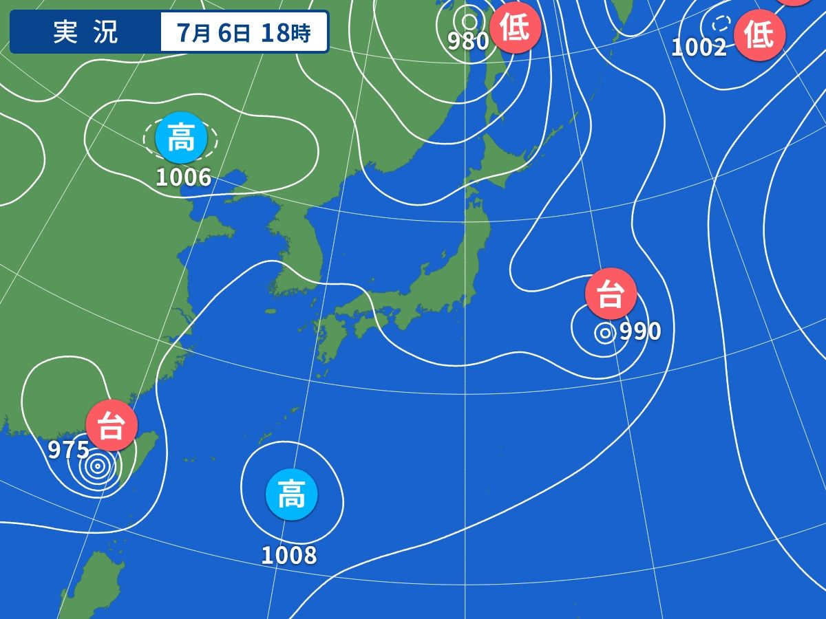 実況天気図