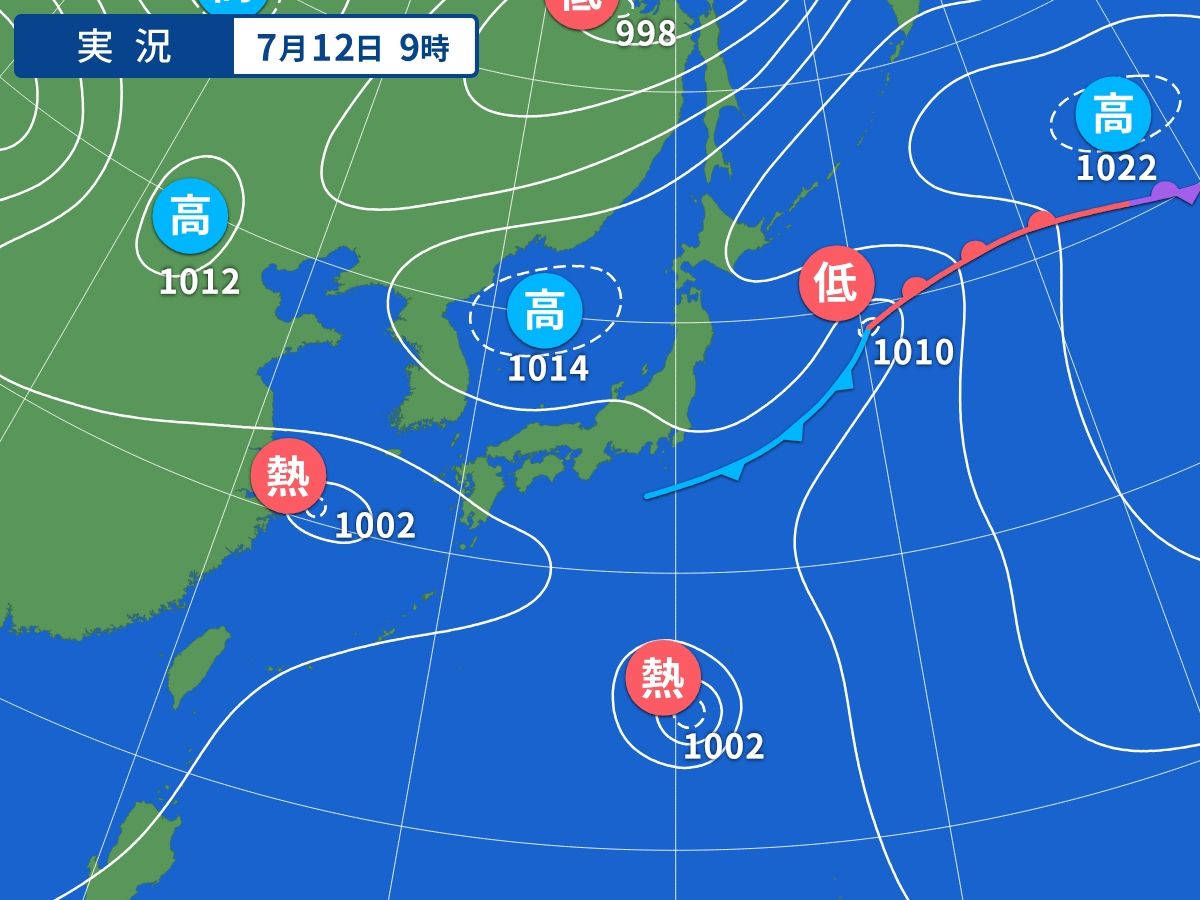 実況天気図