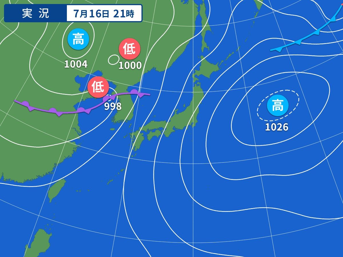 実況天気図