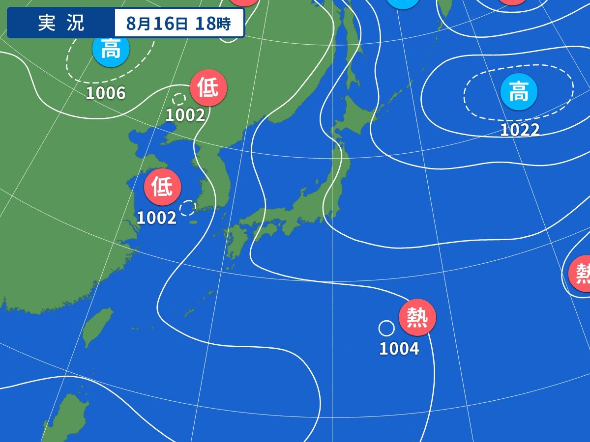 実況天気図