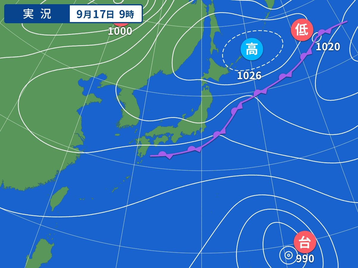 実況天気図