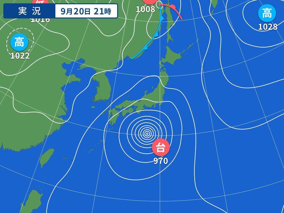 実況天気図