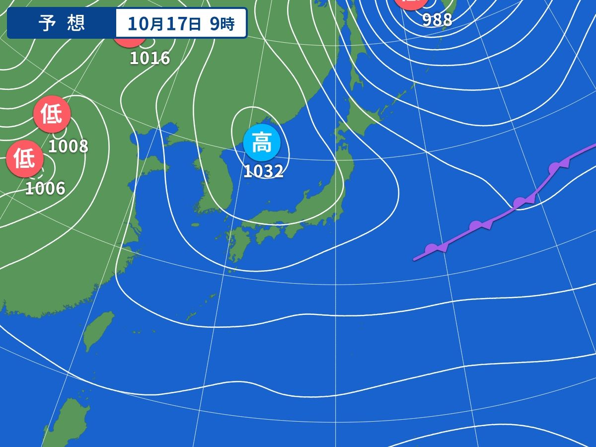 天気図 - Yahoo!天気・災害