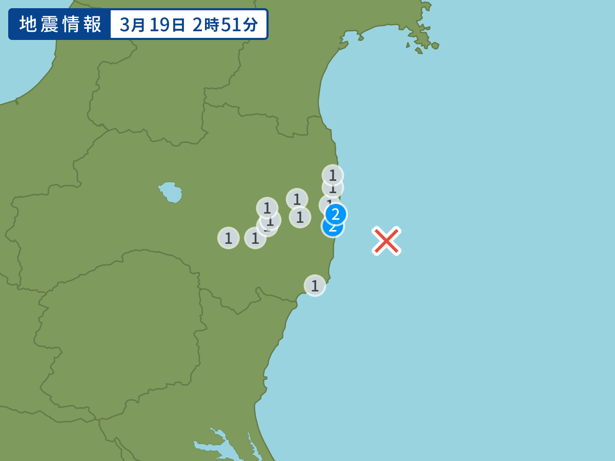 全地点の震度