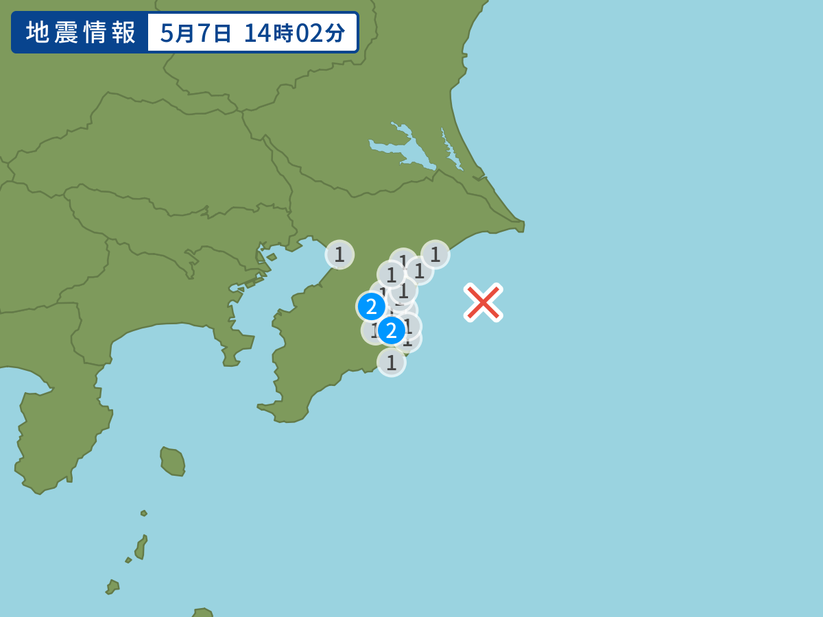 全地点の震度