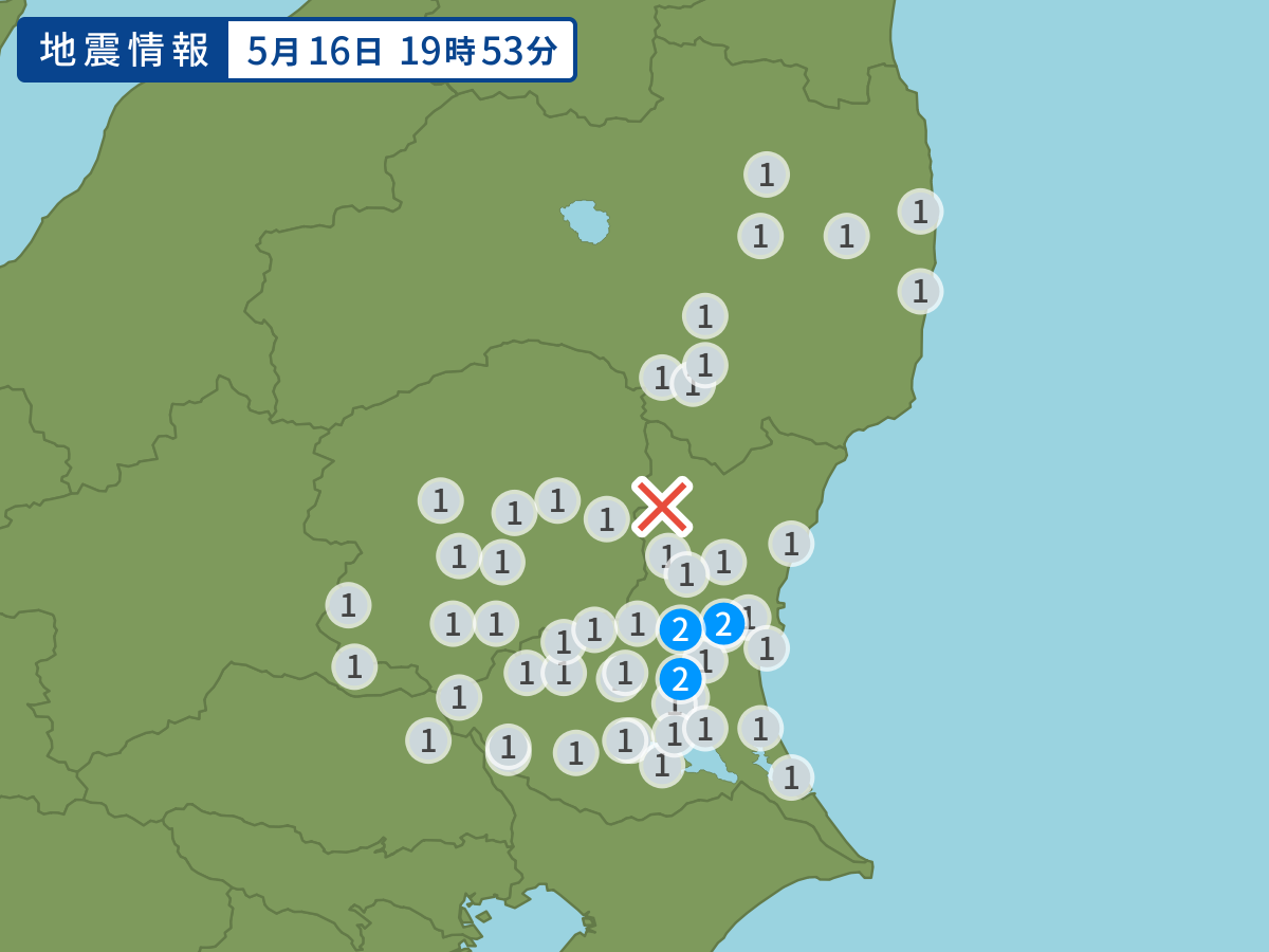 全地点の震度