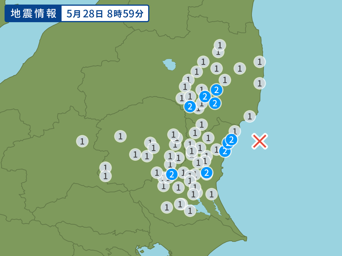 全地点の震度