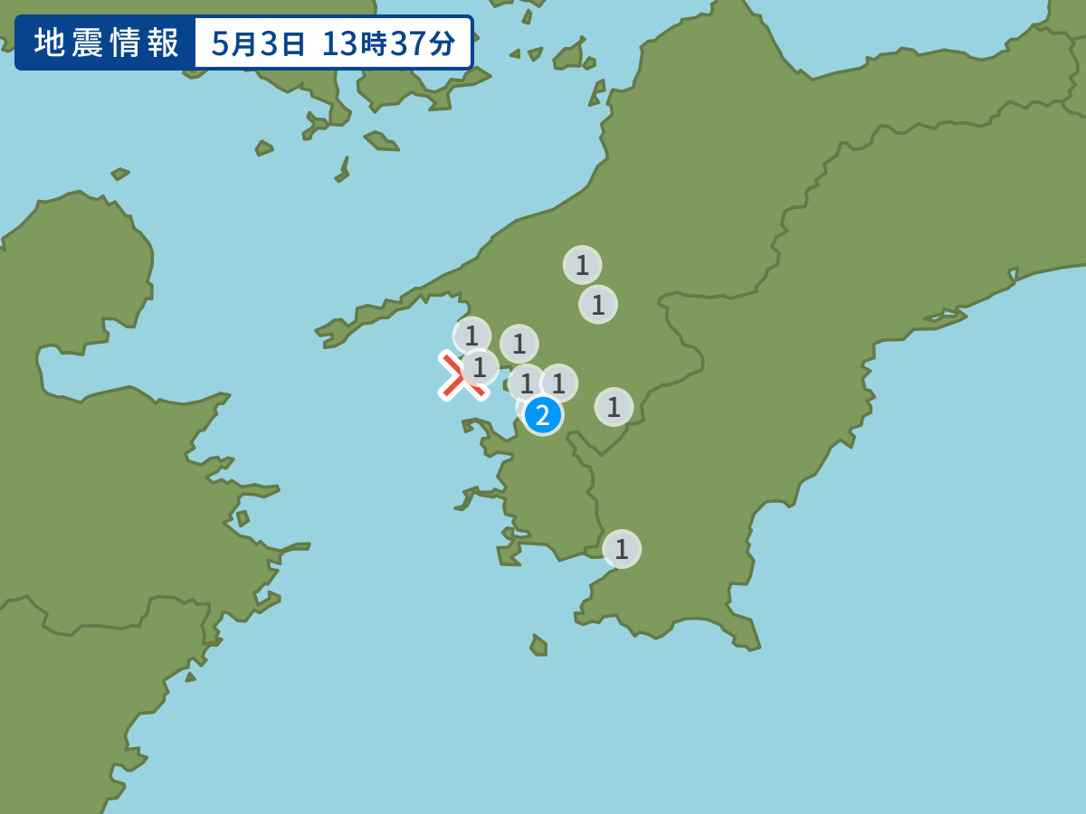 全地点の震度