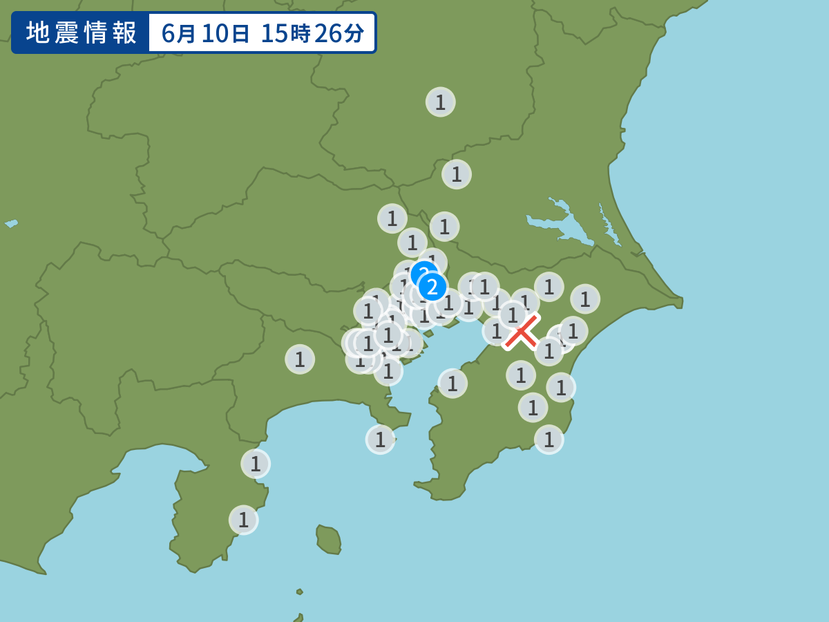 全地点の震度