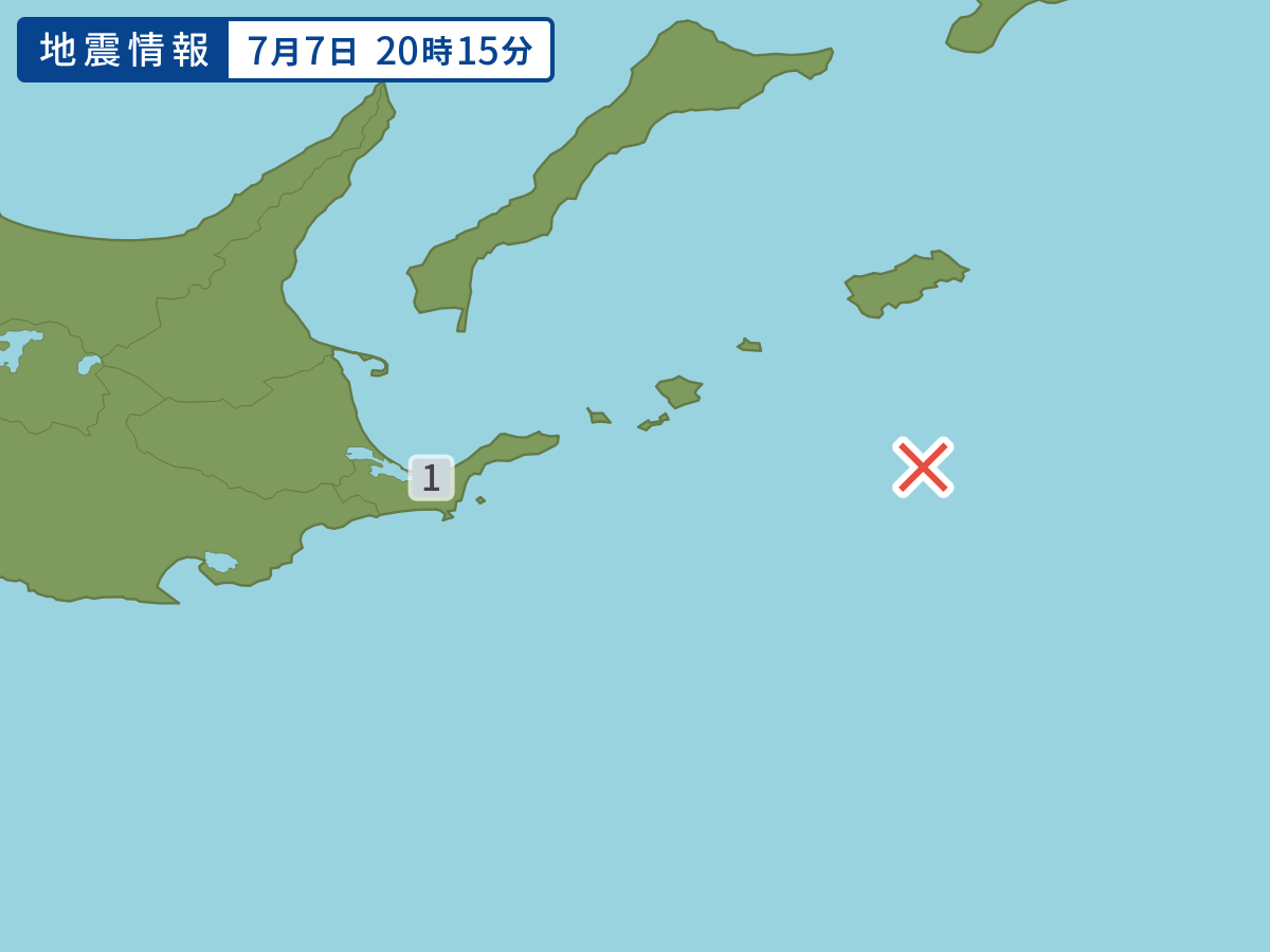 各地域の震度