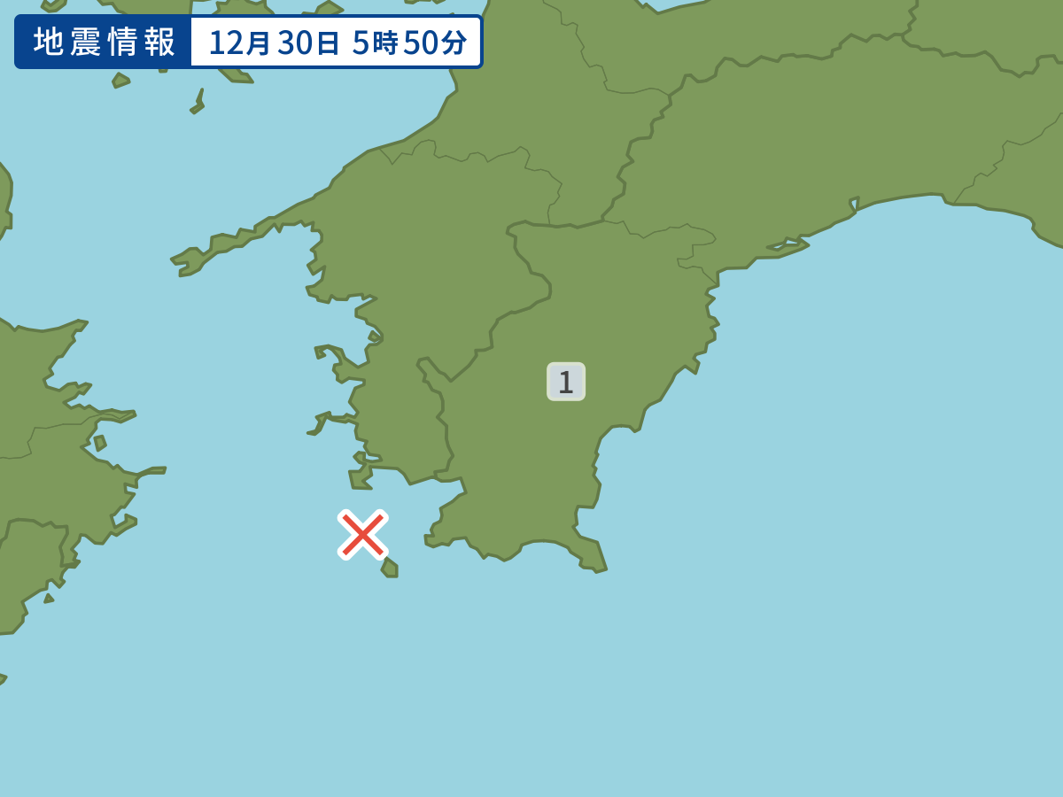 各地域の震度