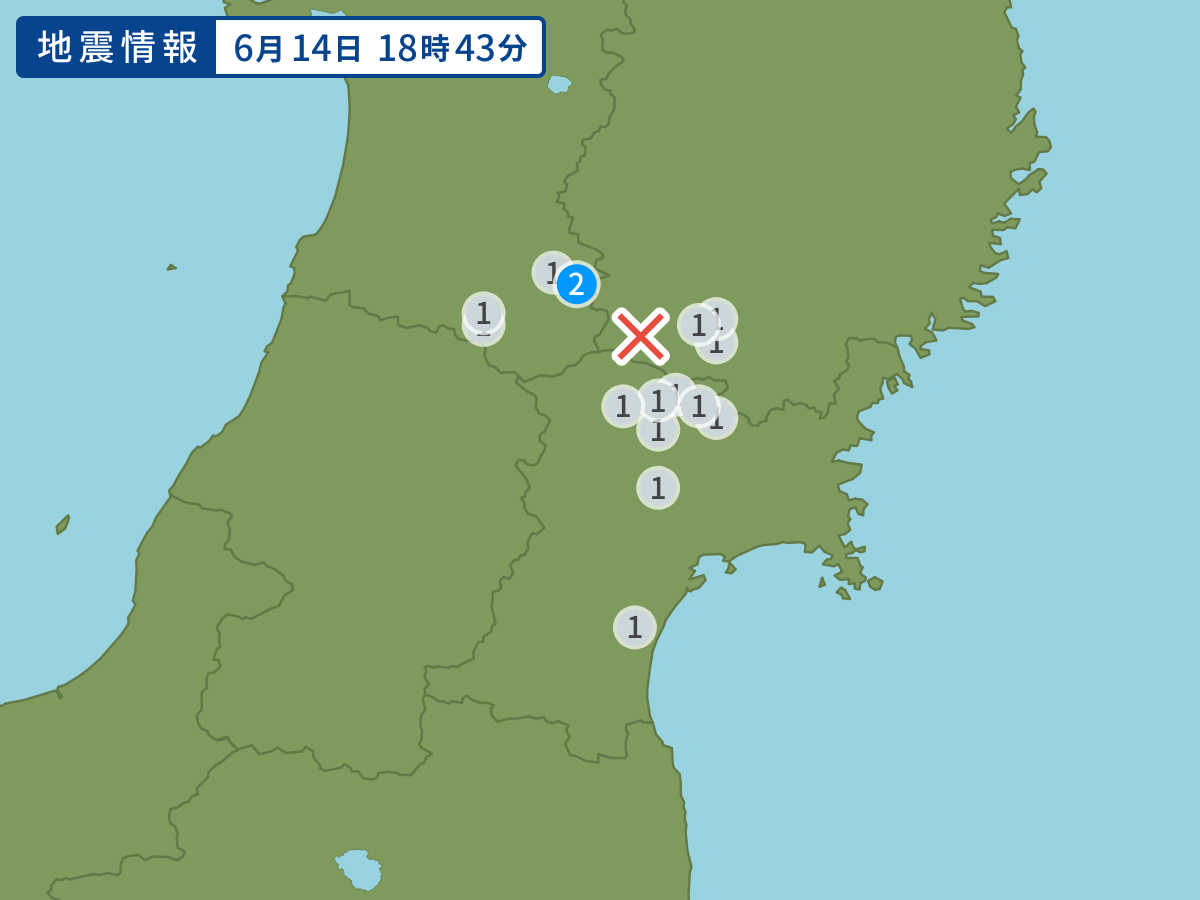 全地点の震度