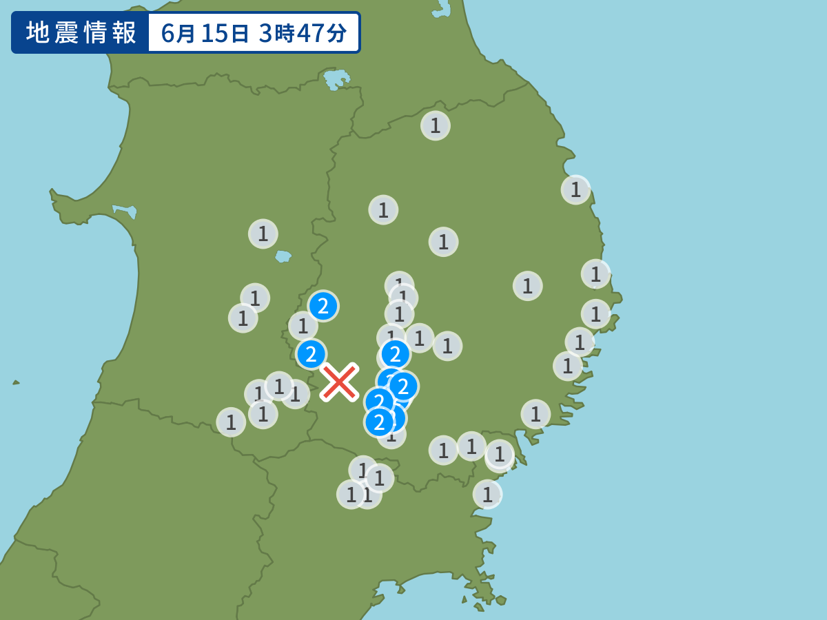 全地点の震度