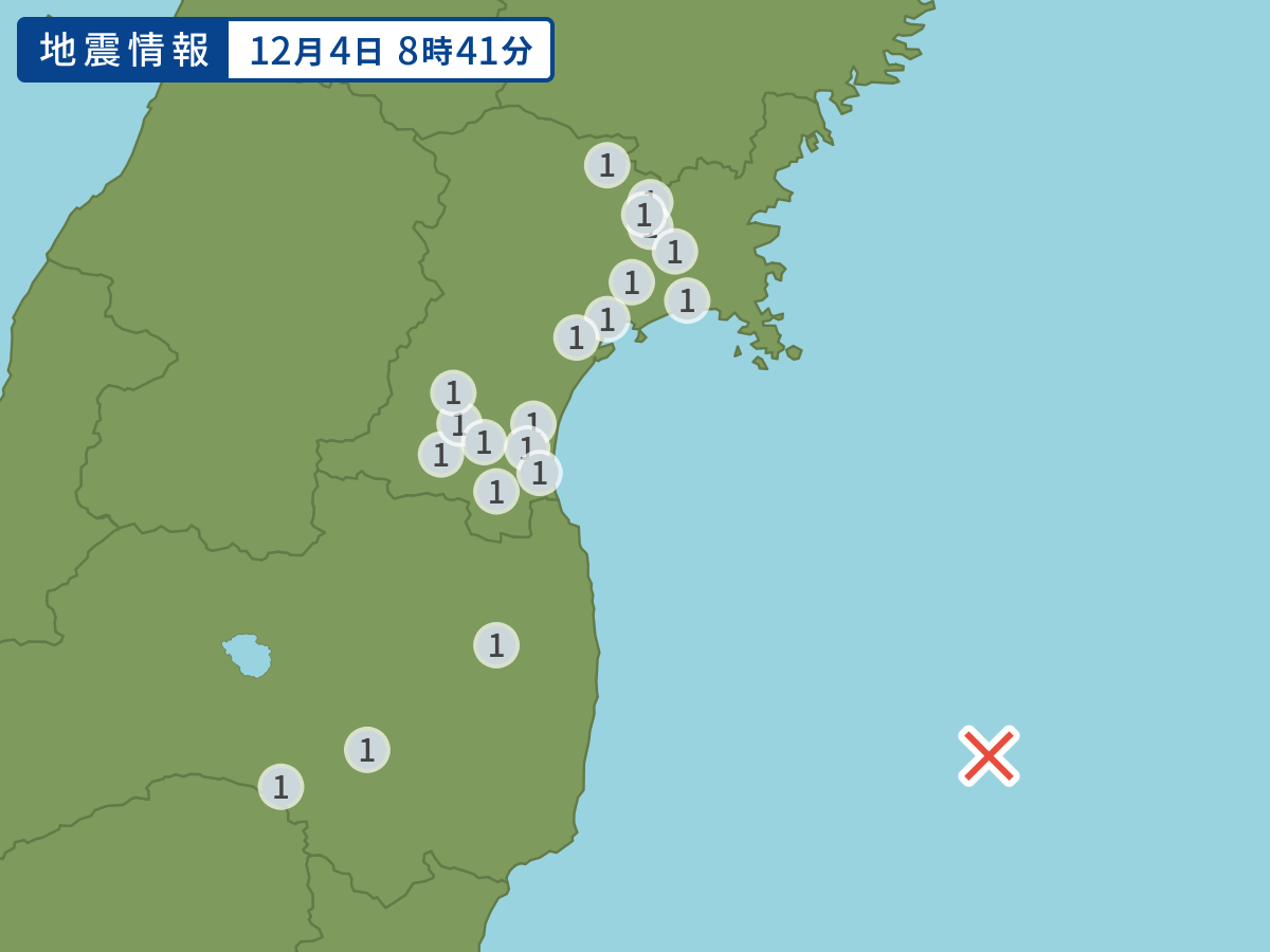 全地点の震度