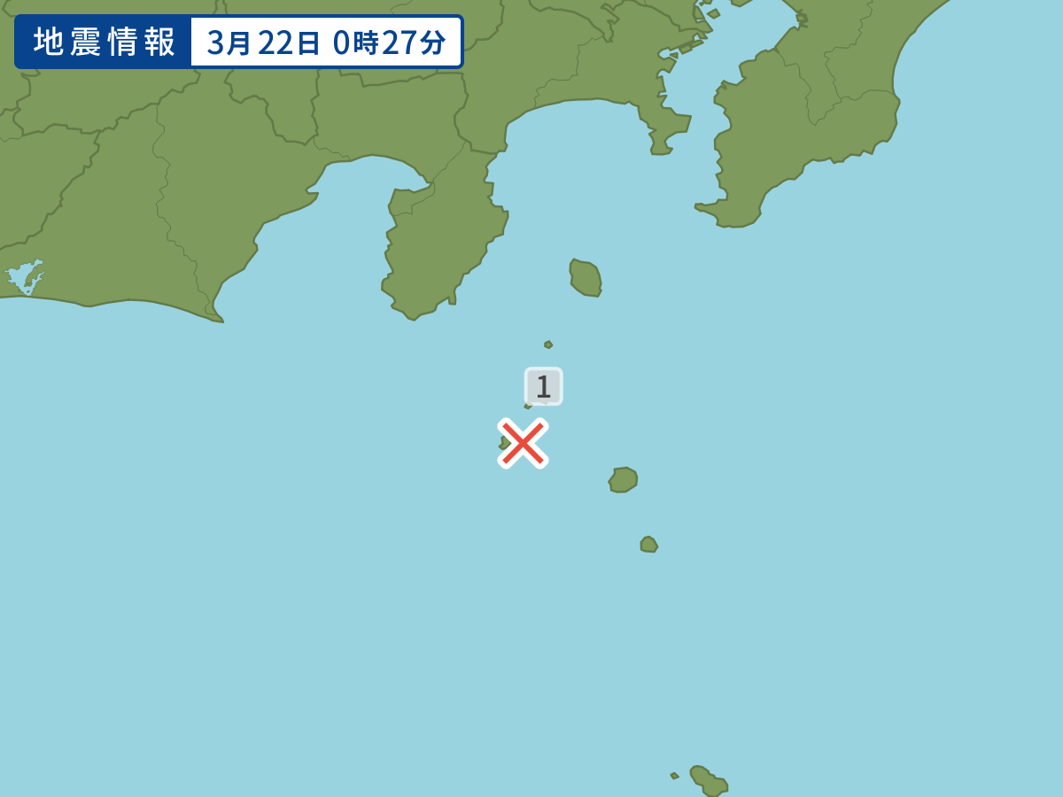 各地域の震度