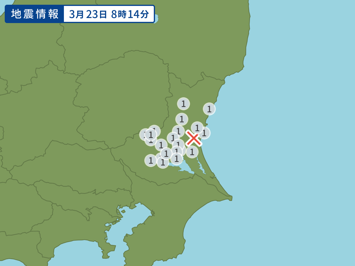 全地点の震度