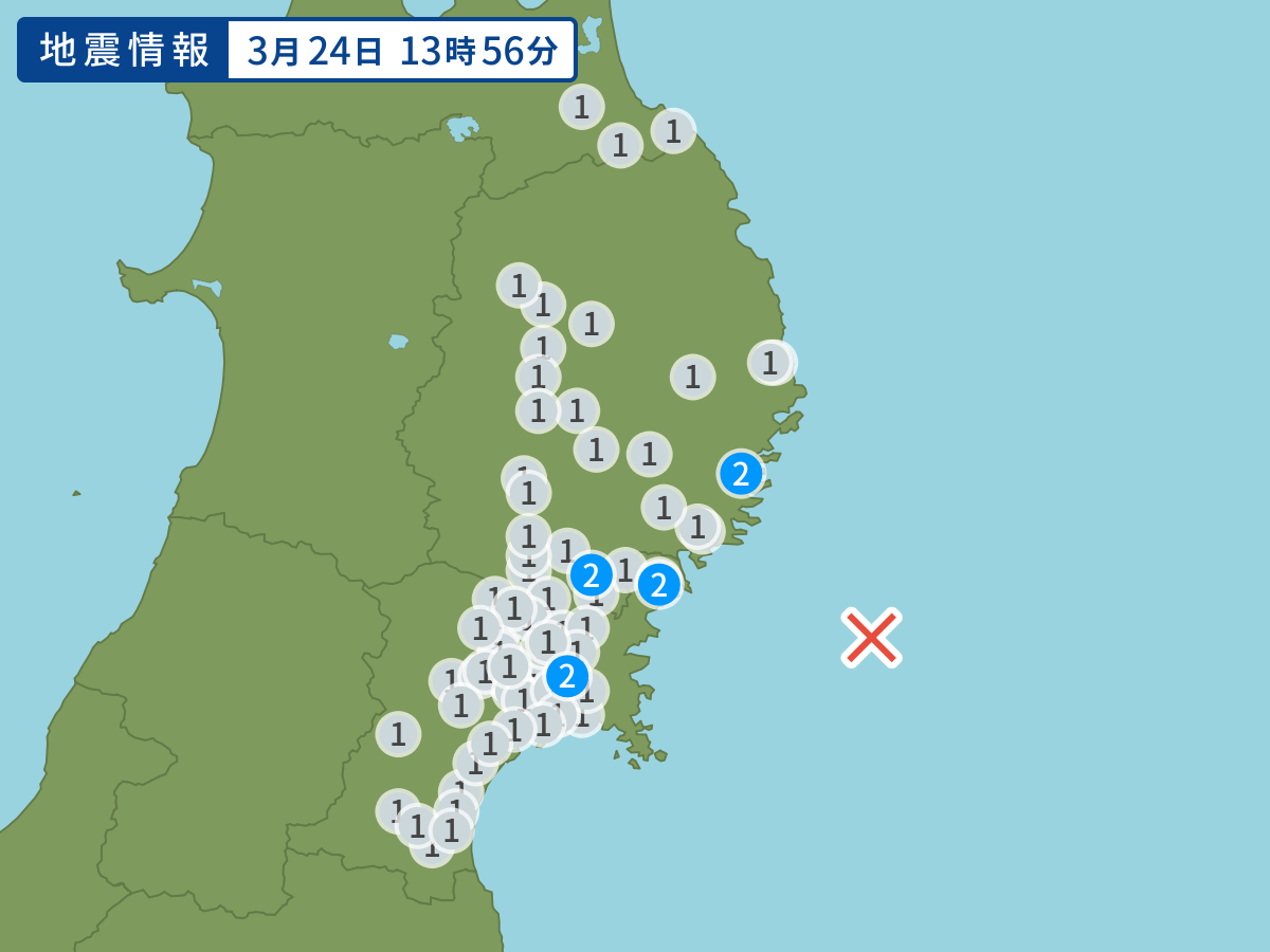 全地点の震度