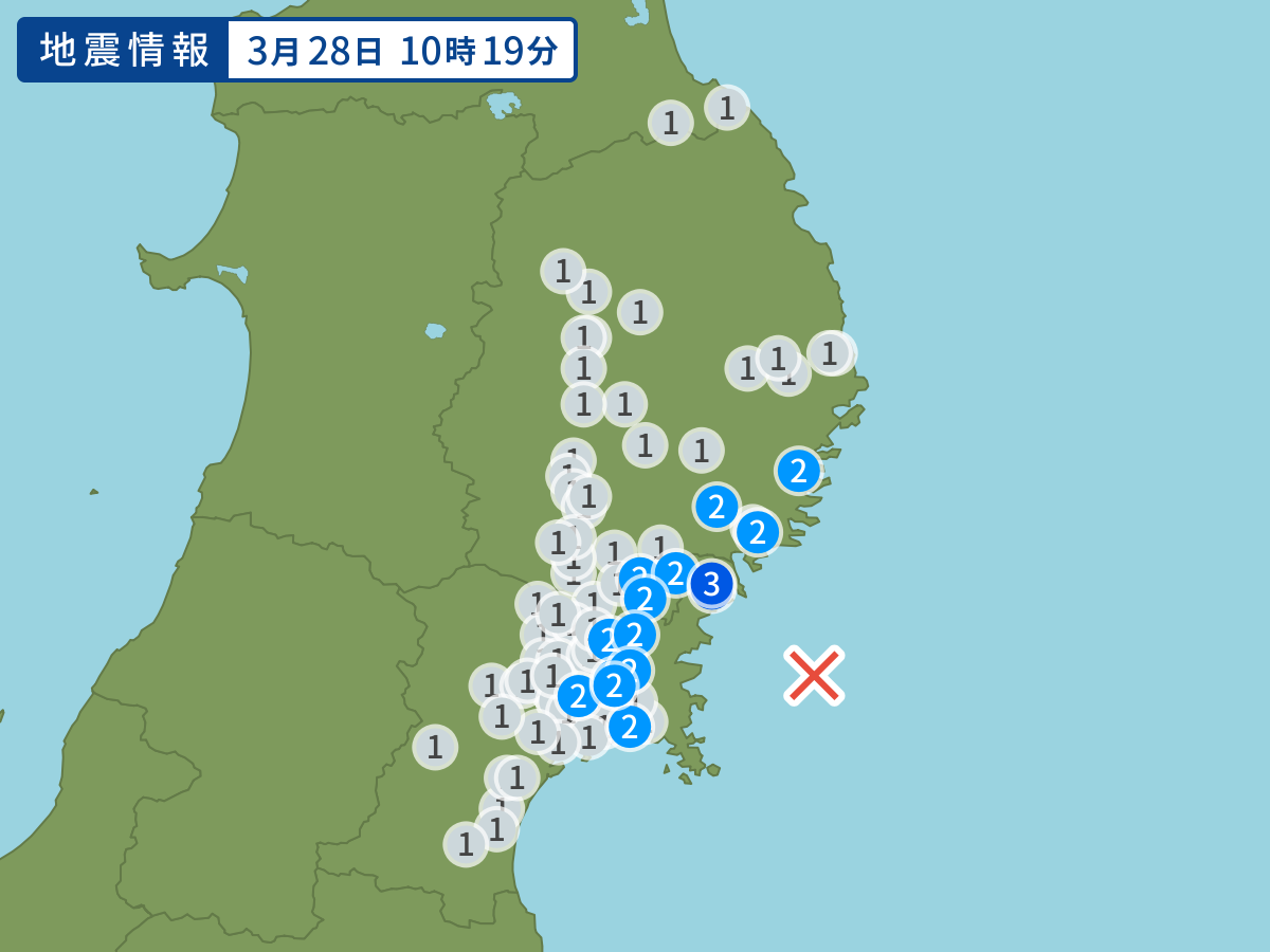 全地点の震度