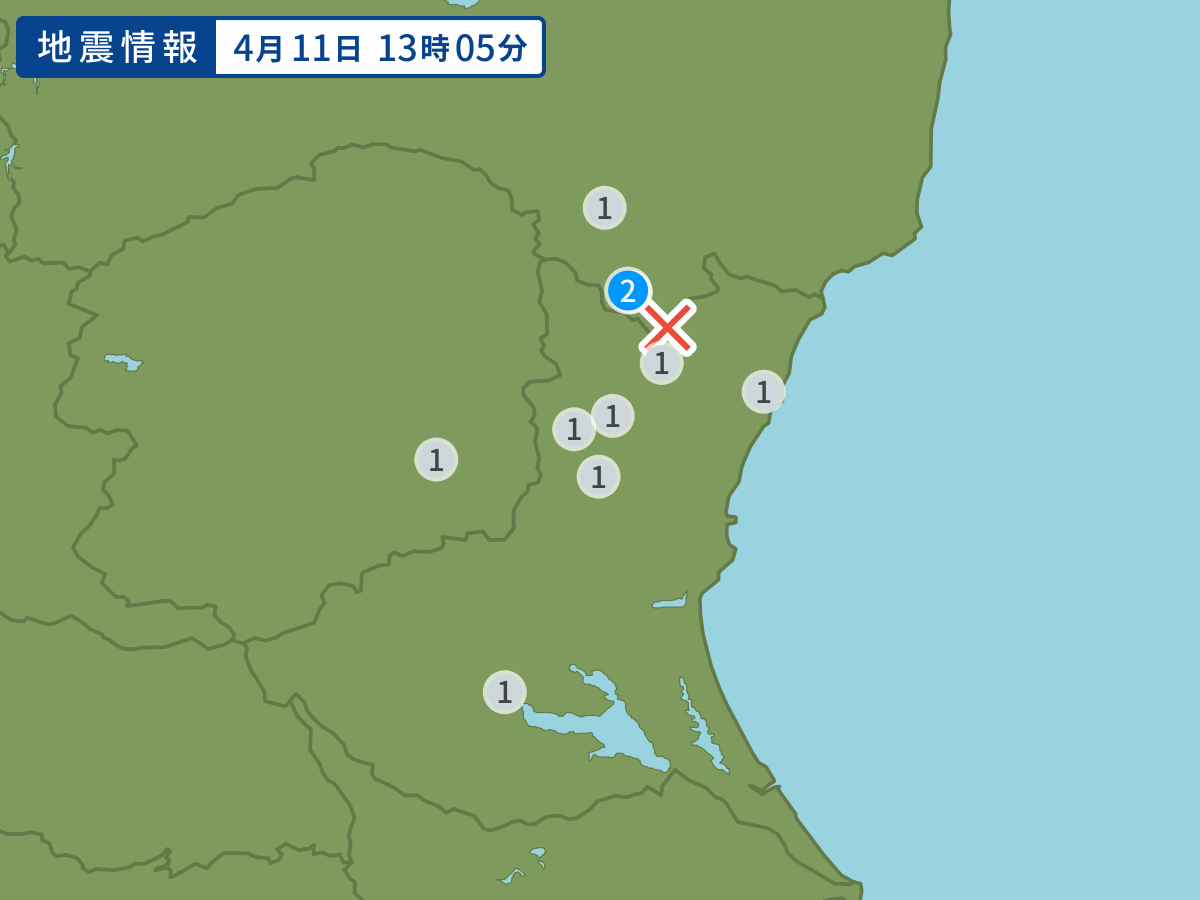 全地点の震度