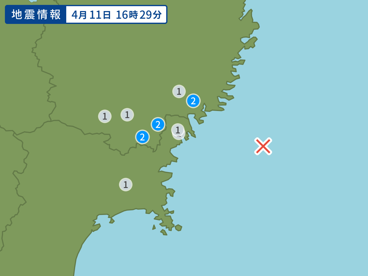 全地点の震度