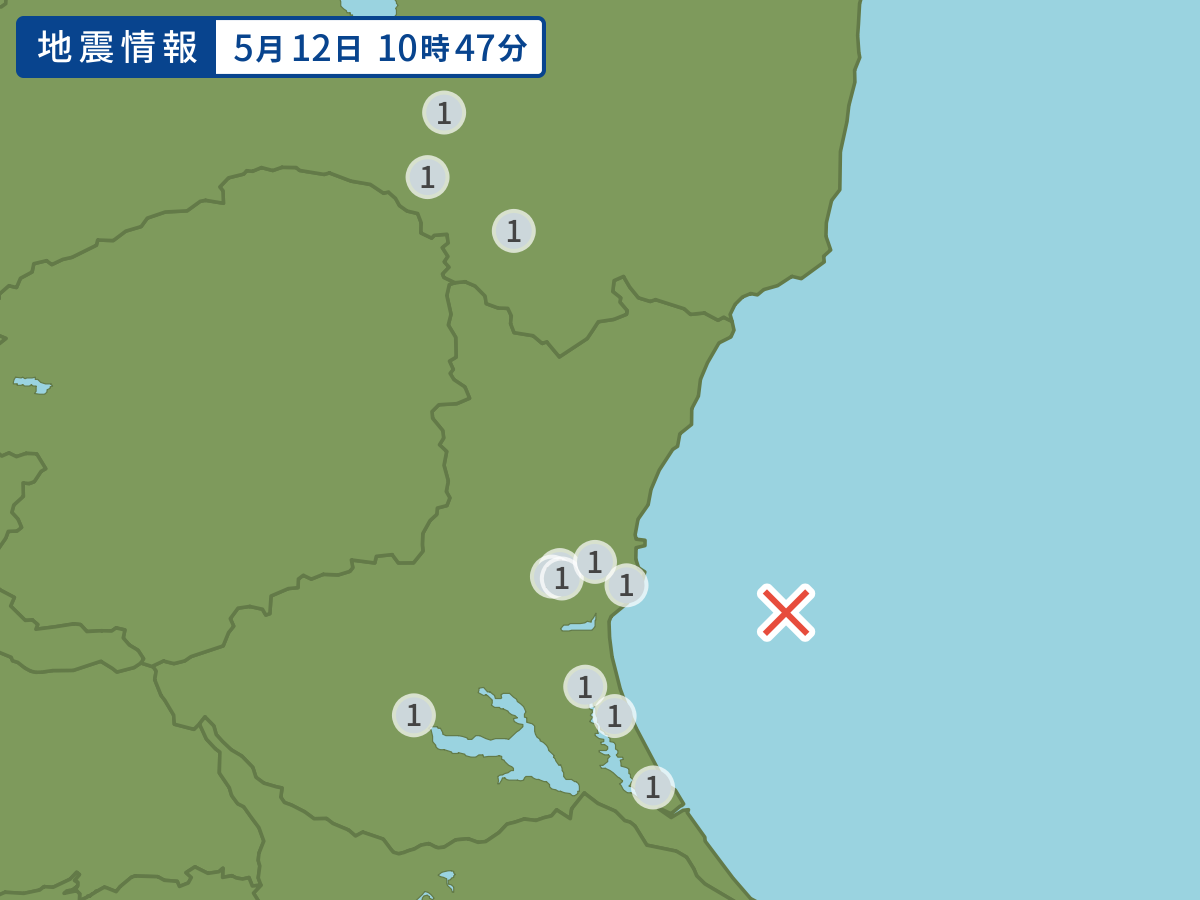 全地点の震度