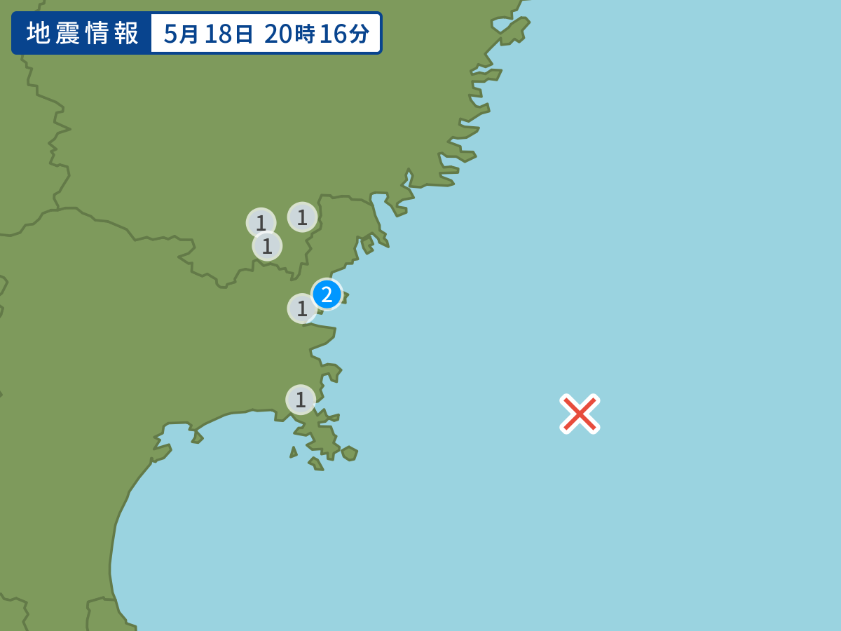 全地点の震度