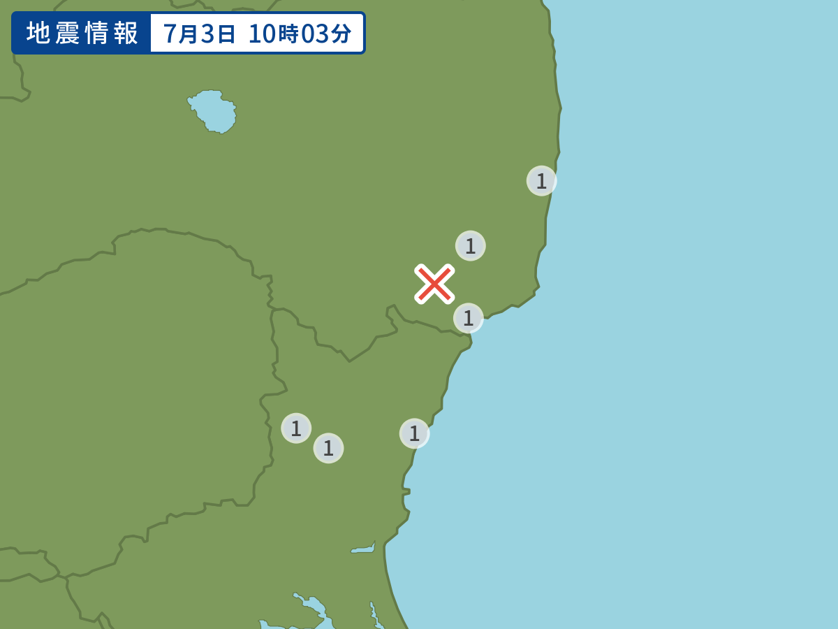 全地点の震度