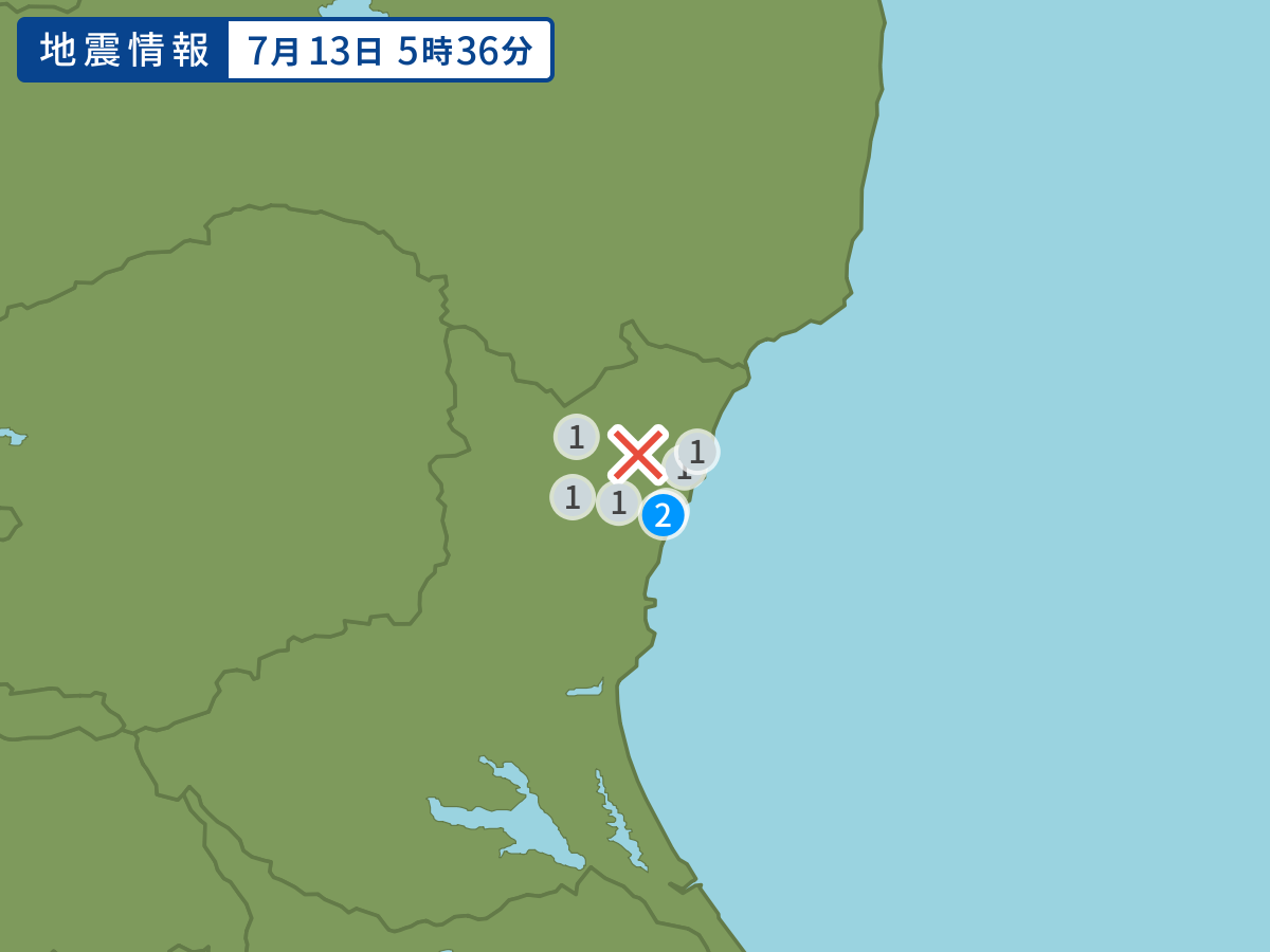 全地点の震度