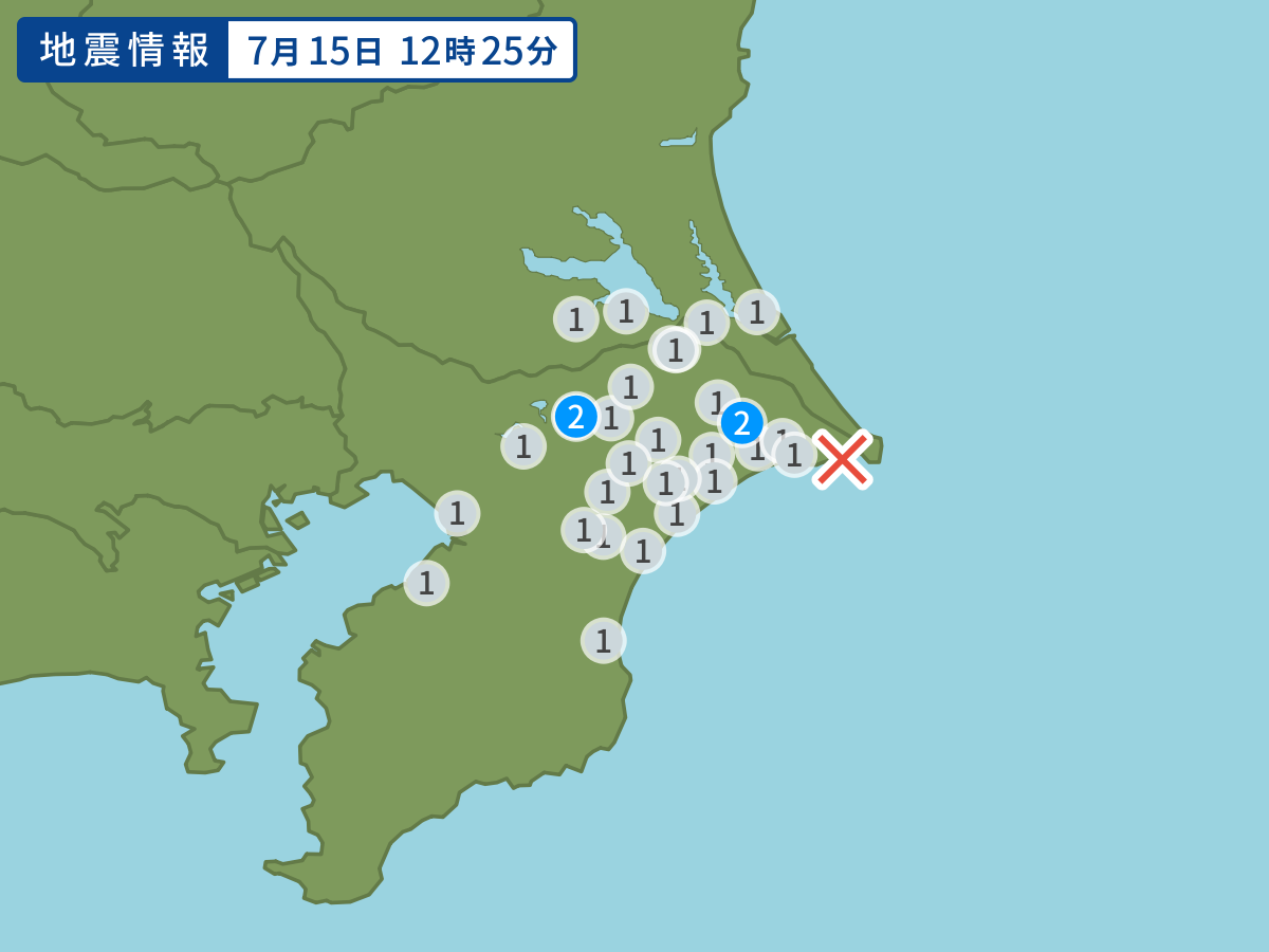 全地点の震度