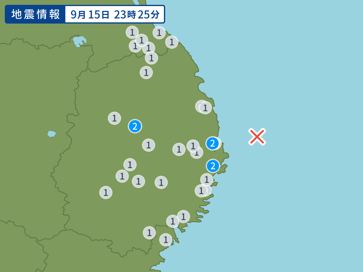 全地点の震度