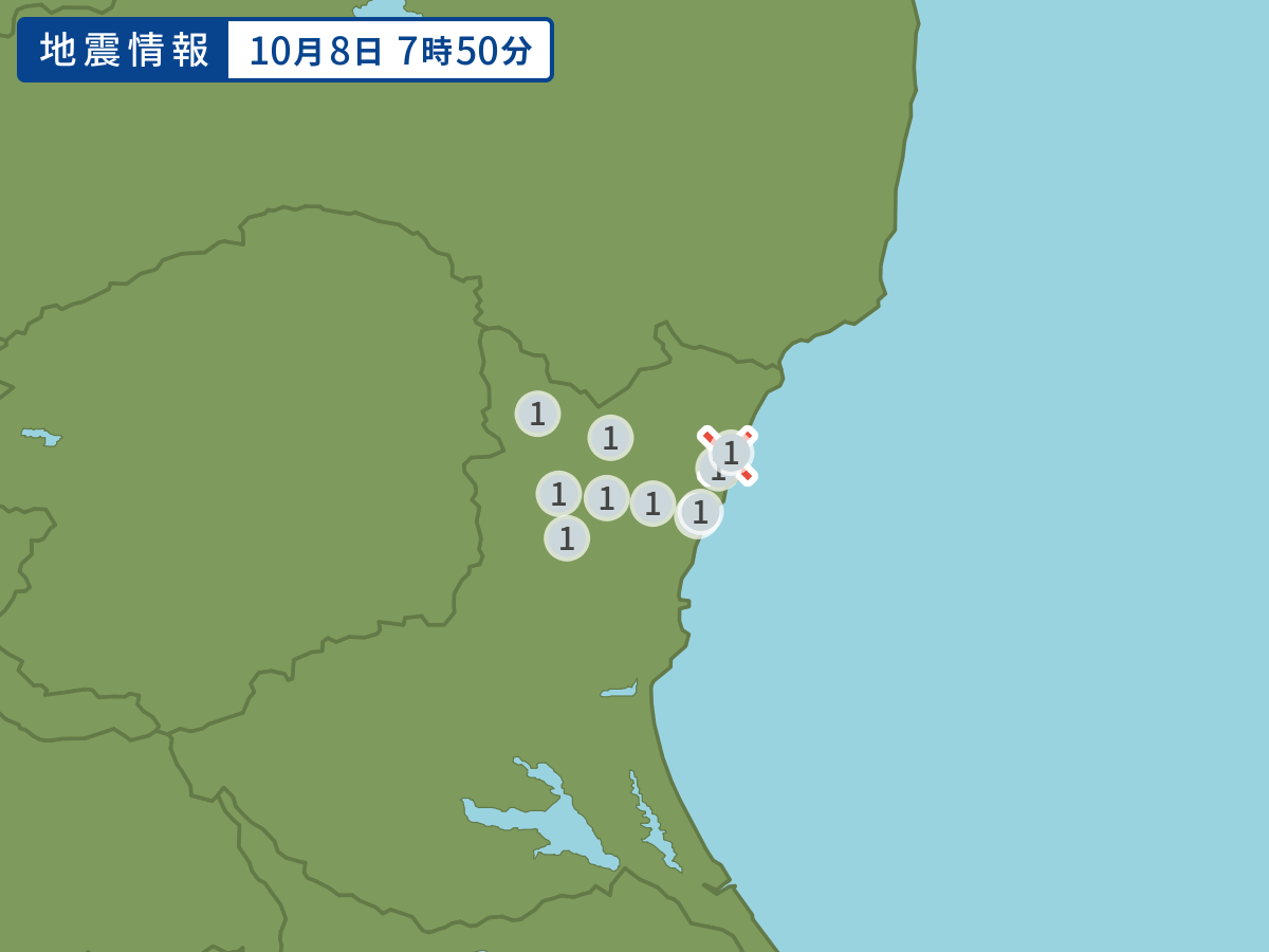 全地点の震度