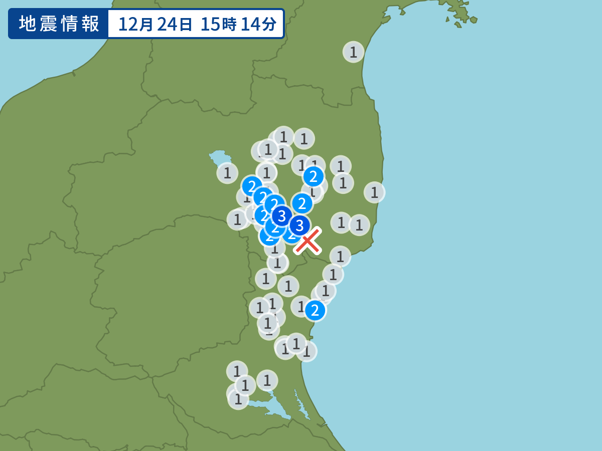 全地点の震度